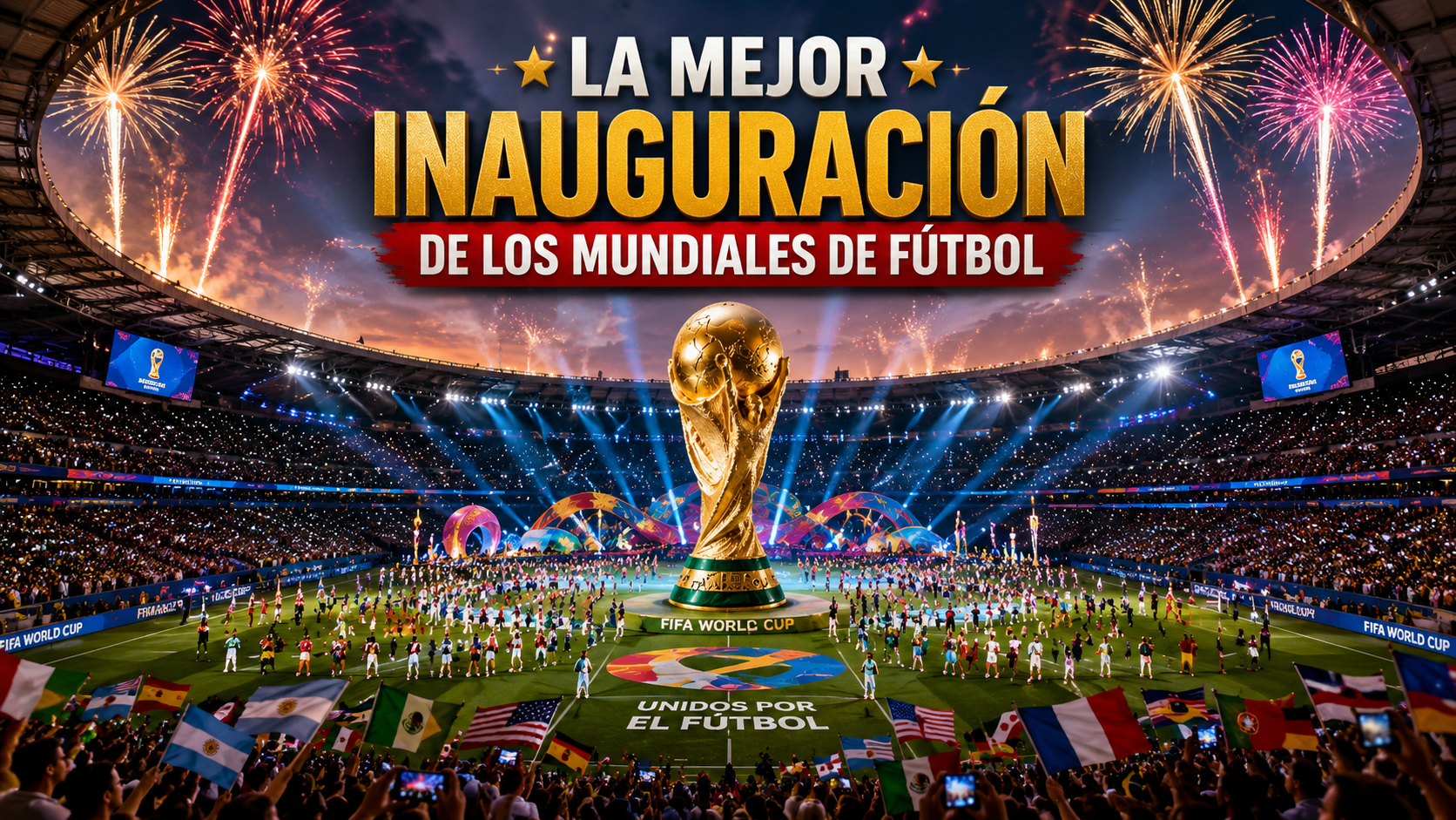 ¿Mejor ceremonia de inauguración en los Mundiales de Fútbol?